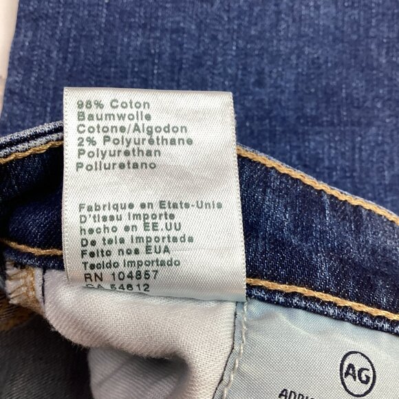 Adriano Goldschmied Legging Skinny Jeans Distressed Raw Hem Womens 30R - Picture 9 of 12